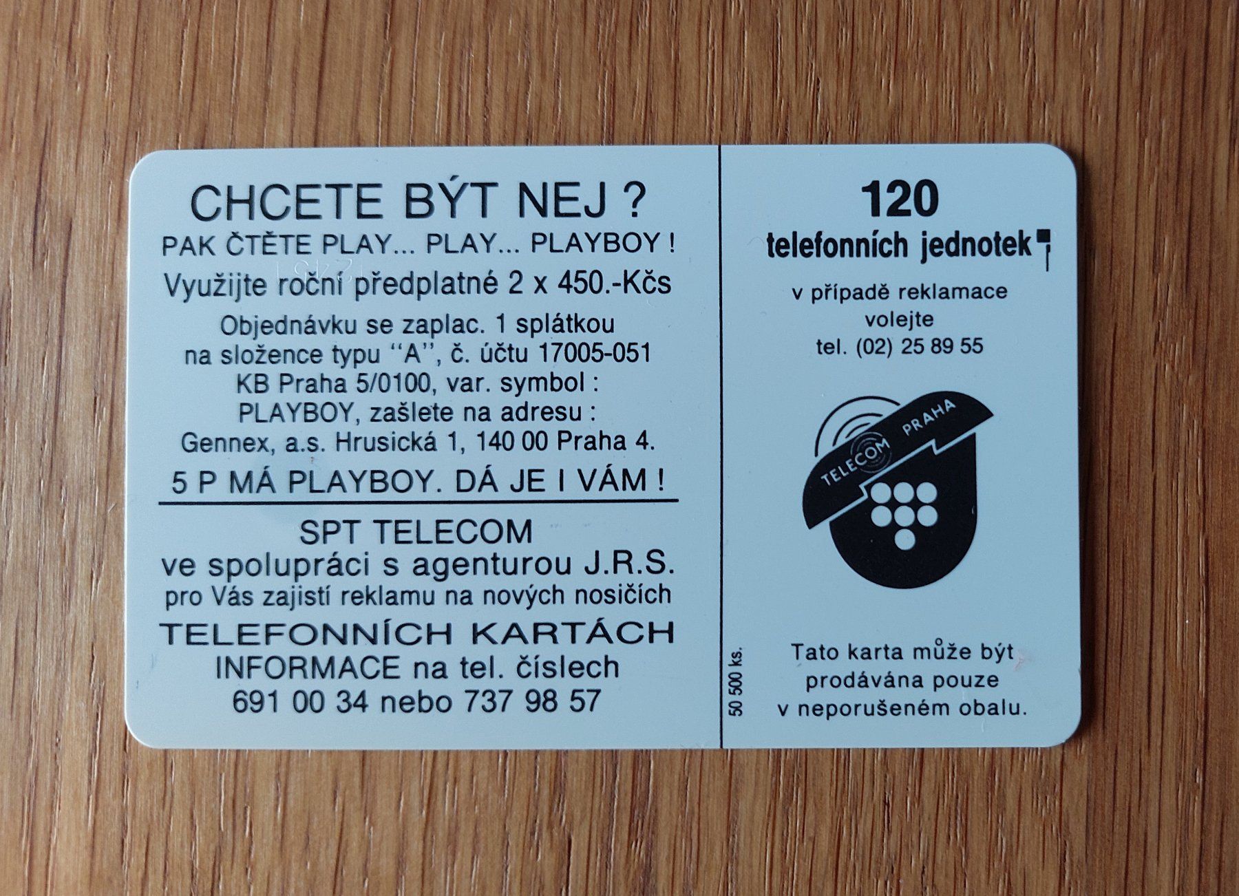 Cartes de téléphone: Telefonkarte Tschechien - Playboy – D'occasion à Küsnacht ZH par MADZH 1